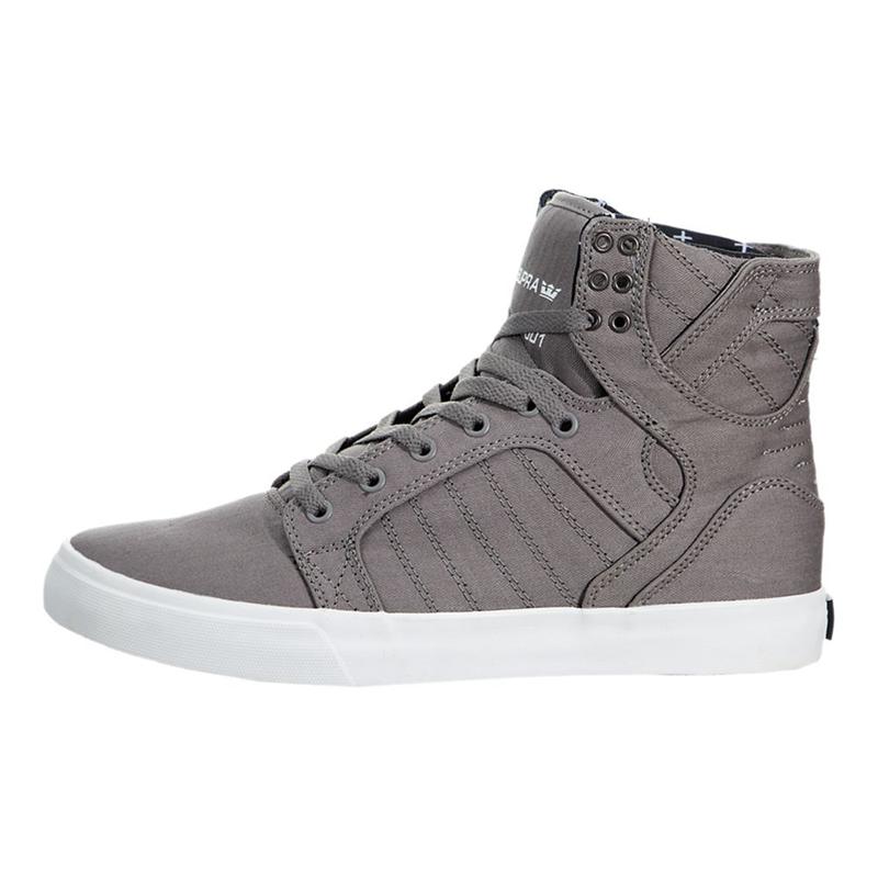 Zapatillas Altas Supra Argentina Hombre - SKYTOP Gris (QXCML-1824)